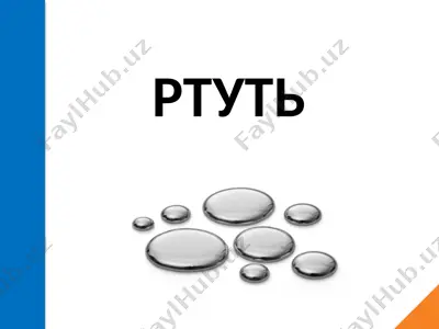ртуть — PPT