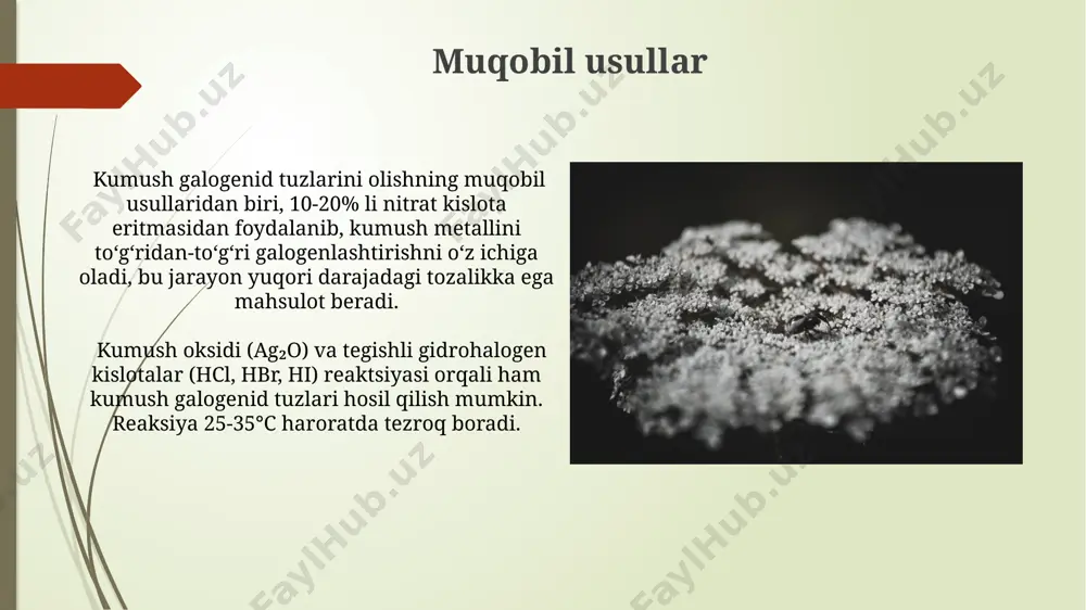kumush galogenidlarining zolini olish - Page 5
