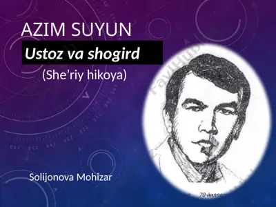 azim suyun — PPTX