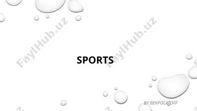 sports — PPTX