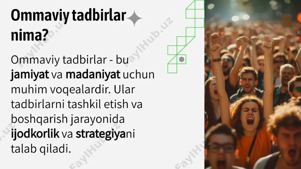 ommaviy tadbirlarning boshqaruv funksiyalari va usullari - Page 4