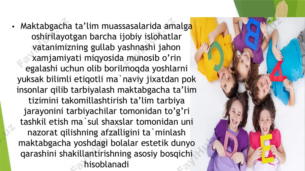 o'zbekiston respublikasidagi bog'chalar tarixi - Page 2
