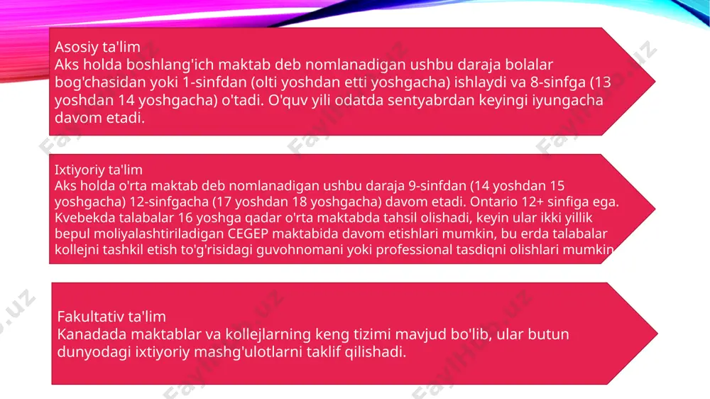 kanada ta'lim tizimi - Page 5