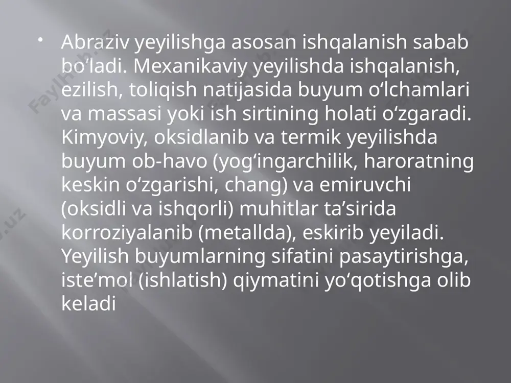 mashina detallarining yeyilishi - Page 5