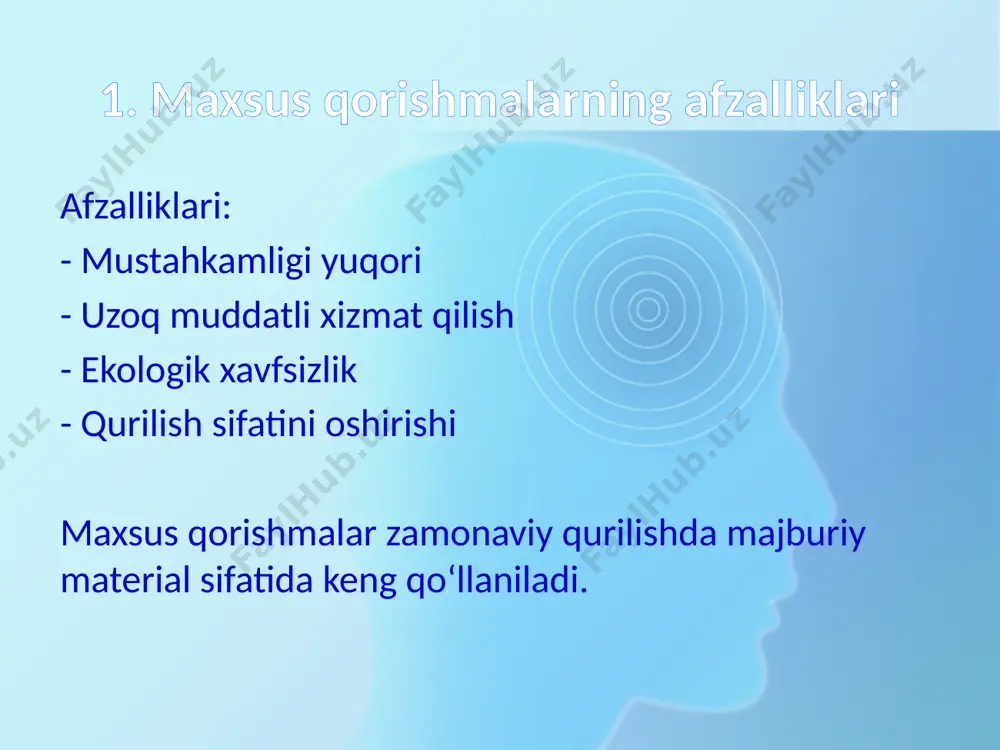 maxsus qorishmalar va zamonaviy qurilish qorishmalari - Page 5