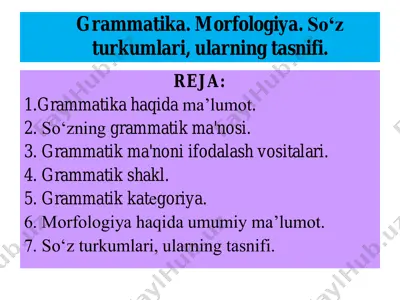 grammatika haqida ma'lumotlar — PDF
