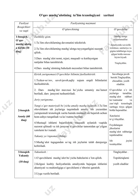 mobilning dinamikligi kancha yaxshi bo’lsa, tashish uchun zarur vaqt shuncha kam bo’ladi, binobarin avtomobilning ish unumi yuqori bo’ladi, ya’ni muayyan vaqt birligida aniq masofaga yuk yoki passajirlarni ko’p miqdorda tashiy oladi. avtomobilning dinamikligi uning tortish va tormozlash xususiyatlariga bog’liqdir. avtomobilning yonil\i tejamkorligi deyilganda, uning xarakatlanishi uchun yoqilayotgan yonilg’i quvvatidan oqilona foydalanish tushuniladi. yonilg’i tejamkorligi nixoyatda katta axamiyatga ega bo’lgan ekspluatatsion xususiyatdir, chunki yonilg’i xarajati umumtashish tannarxining eng katta qismini tashkil etadi. yonilg’i qancha kam sarflansa, avtomobilning ekspluatatsiya xarajati shuncha arzon bo’ladi. avtomobilning boshqaruvchanligi -bu uning boshqaruluvchi g’ildiraklari xolatiga ko;ra xarakat yo’nalishini o’zgartira olish xususiyati. avtomobilning boshqariluvchanligi uning xarakat xavfsizligi darajasiga ko’p jixatdan ta’sir etadi. avtomobilning turg’unligi deyilganda uning sirg’anib ketish, sirpanish va ag’darilishga qarshi tura olishi tushuniladi. avtomobilning turg’unligi uning tormozlanish dinamikasi va boshqariluvchanligi bilan bir qatorda xarakat xavfsizligini ta’minlaydi. avtomobilning turg’unligi, ayniqsa, sirg’anchiq yo’l sharoitlari va yuqori tezlik bilan xarakatlanishda katta axamiyatga ega. avtomobilning o’tag’onligi uning og’ir yo’l sharoitlari …