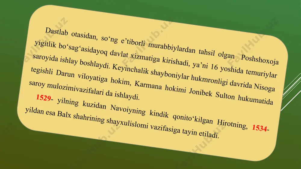 limni parishon qilgan kecha (tun)dir. ot so‘z turkumiga mansub “kecha” so‘zi misraning boshi va oxirida ega va ot kesim munosabatida takror qo‘llanyapti. shu misraning ikkinchi ma’nosi: kechasi mening holim zulfing kabi parishonlikda o‘ta (kecha)di. misra boshidagi “kecha” – ot so‘z turkumi, misra oxiridagi so‘z esa – fe’l, ega va fe’l kesim munosabatida. misrani boshqacharoq, ya’ni kechasi holim zulfing kabi parishonlikda o‘tadi ma’nosida talqin qilsak, bu so‘zlar orqali hol va fe’l kesim munosabati yuzaga keladi. bu yerda zulf so‘zi o‘ziga salmoqli badiiy yukni olmoqda: qora zulf kabi kecha qorong‘u, yoyilgan zulf kabi oshiq holi parishon. radif bo‘lib kelayotgan “kechadur” so‘zlari orqali yuzaga keltirilayotgan badiiy san’atlarga e’tibor bering: bu so‘z ifodalayotgan ikkala misradagi birin chi ma’nolar ham, ikkinchi ma’nolar ham o‘zaro shakldosh bo‘lib, tajnis san’atini yuzaga keltirmoqda. aynan bir so‘zni ifodalagan birinchi va ikkinchi ma’nolarda esa takrir san’ati hosil qilingan. ikkinchi baytning birinchi ma’nosi: ey pari, anbar hidli qop-qora sochlaring xayolida yil, …