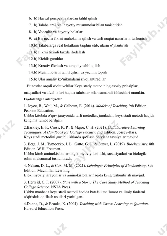 "o’qsillar mavzusini o‘qitishda «keys stady» metodidan foydalanish". - Page 5