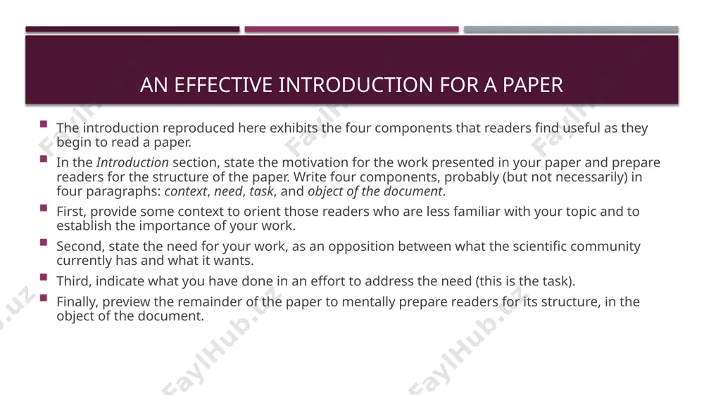structure of a scientific paper - Page 5