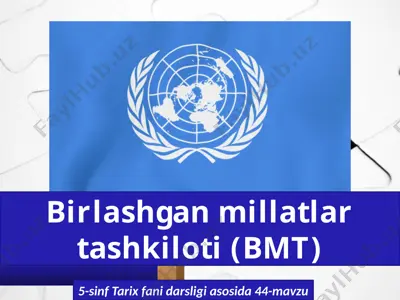 birlashgan millatlar tashkiloti (bmt). 5 - sinf — PPTX
