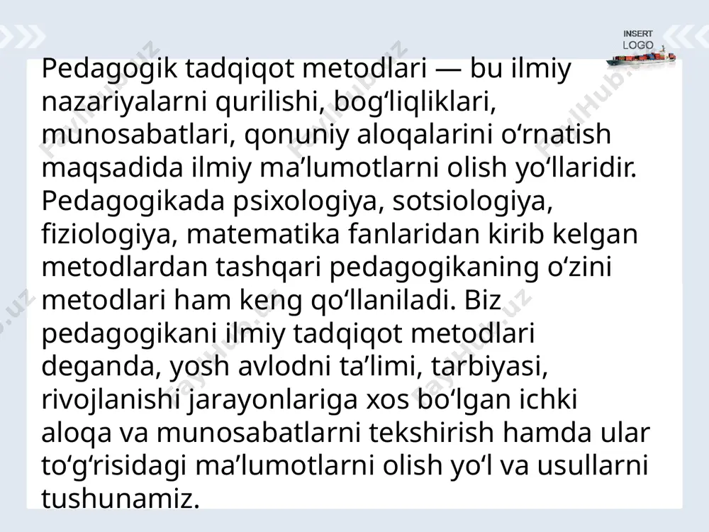 maktabgacha ta'lim tarbiyasi fanining tadqiqot metodlari - Page 5