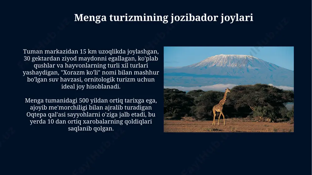 menga turizmining jozibador joylari - Page 3