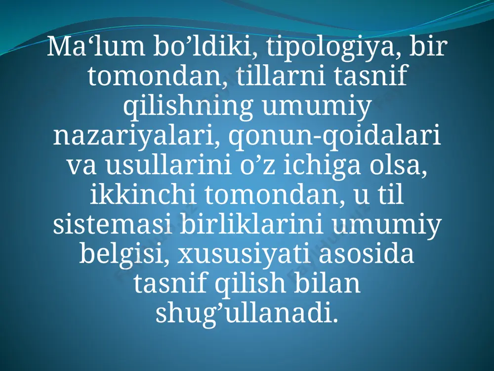 lingvistik tipologiya bo’yicha nazariyalar - Page 4