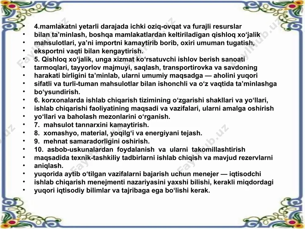ishlab chiqarish menejmenti mazmun mohiyati - Page 5