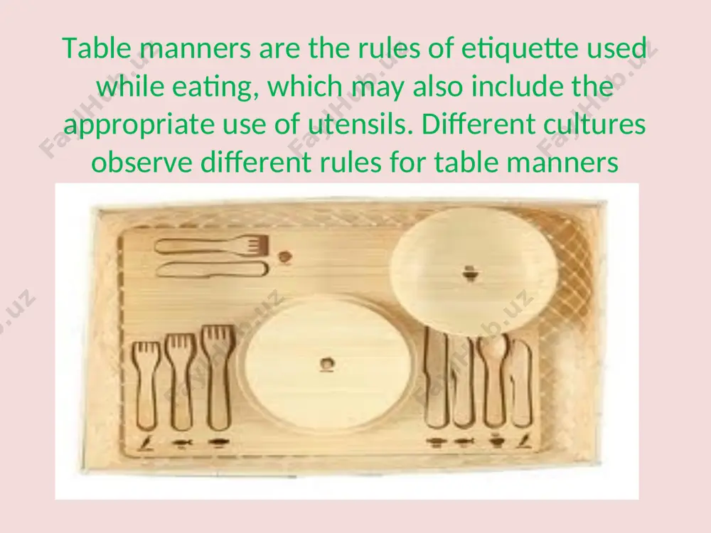 table manners - Page 4