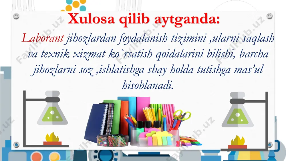laborantlar faoliyatini tashkillashtirish va ish hujjatlari yuritish - Page 5