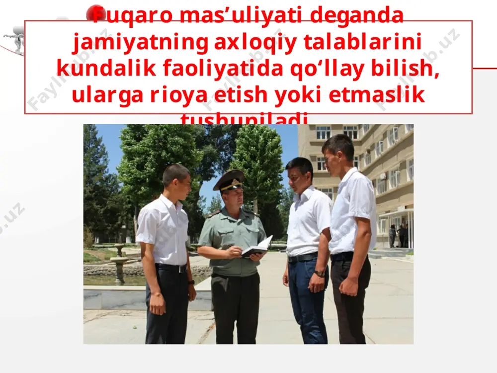 fuqarolik mas’uliyati va daxldorlik 10 - sinf - Page 5