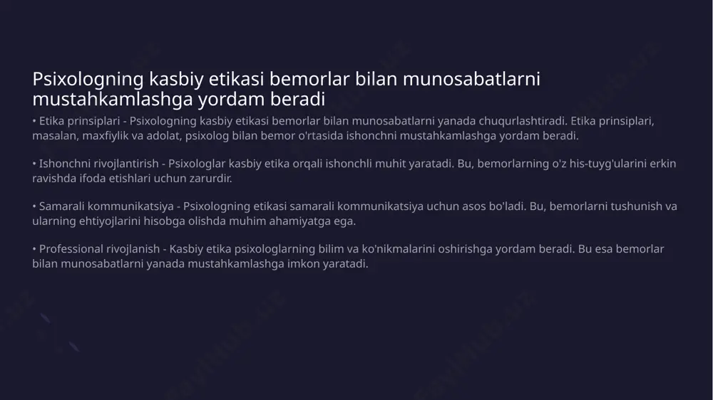 psixologning kasbiy-etikaviy tamoyillari - Page 5