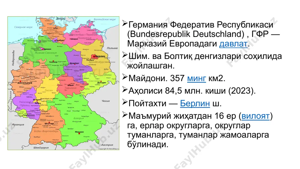 ида “ручкадан воз кечишган” ва дарс жараёнида тўлиқ компьютер ва планшетлардан фойдаланилади. 16 амалийлик – ўқувчиларни имтиҳонга эмас балки ҳаётга тайёрлаш. дарсларда ўқувчилар, масалан, виза картадан қандай фойдаланиш, шартномалар тузиш, сайтлар яратиш, тикиш, овқат пишириш, маркетинг ва сотув ишлари билан шуғулланиш каби амалий ишлар билан шуғулланадилар. ишонч ва ўқитувчилар салоҳияти – барча мактаблардаги ўқитувчилар магистратура даражасига эга бўлишлари шарт. ўқувчиларга уй вазифаси деярли берилмайди, ота-оналар фарзандлари билан уйда шуғулланмайди ва ўқитувчиларнинг ўқувчиларни ҳаётга тайёрлашига тўлиқ ишонишади. ихтиёрийлик – дарс жараёнида қай даражада иштирок этиш ўқувчилар ихтиёрида. ўқитувчилар ўқувчиларни дарсга қизиқтира олмасалар ўқувчилар синфни тарк этиши ёки ўзлари ёқтирган бошқа бирор машғулот билан шуғулланишлари мумкин мустақиллик – фин таълим тизимида ўқитувчилар ўқувчиларни имкон қадар ўзлари билим ва кўникмаларни ўзлаштиришлари кераклигига йўналтиради. билимларни ҳаётда қандай татбиқ этиш кўникмалари амалий машғулотлар ёрдамида шакллантирилади. ўқувчиларнинг ҳар қандай фикрлари инобатга олинади ва қўллаб қувватланади. ақш таълими ўқувчилар мактабда 7 соат давомида – 8:30 дан 15:30 …