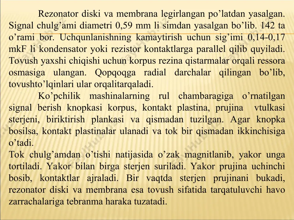 12-ma’ruza “yordamchi elektr jihozlar” - Page 5