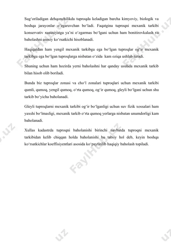 yerlarni baholash uslublari va meyoriy hosildorligi - Page 4