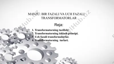 transformatorlar — PPT