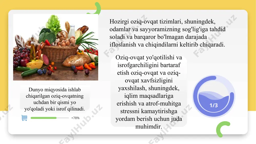 74,598,000 metrik tonna bilan ikkinchi o'rinda turadi. 2021 yilda germaniya butun dunyo bo'ylab iste'molga mo'ljallangan qishloq xo'jaligi mahsulotlarini import qiluvchi va eksport qiluvchi uchinchi o'rinni egalladi va xorijlik ishlab chiqaruvchilar uchun eng muhim yevropa bozoriga aylandi. chakana savdo bozorining asosiy xususiyatlari konsolidatsiya, bozorning to'yinganligi, kuchli raqobat va past narxlardir. ko'pgina iste'molchilar narxga juda sezgir bo'lsa-da, bozor pul uchun qiymat tushunchalariga amal qiladigan ko'plab boy iste'molchilarni ham ta'minlaydi. bu iste'molchilar yuqori sifatli mahsulotlarni izlaydilar va yuqori narxlarni to'lashga tayyor. germaniya yevropa ittifoqining markazidagi jozibali va tejamkor joy. germaniya hali ham evropadagi eng past oziq-ovqat narxlariga ega va germaniya fuqarolari o'z daromadlarining atigi 14 foizini oziq-ovqat va ichimliklarga sarflashadi. 50% 0% 100% first perfomance ©linxo.official.com braziliya dunyodagi eng yirik qahva, apelsin va soya ishlab chiqaruvchisi. 2020-21 yillarda braziliya 3,5 million tonna qahva, 175 million tonna apelsin, 130 million tonna soya va boshqa ekinlarni katta miqdorda ishlab chiqardi. 82% dunyodagi uchinchi yirik qishloq …