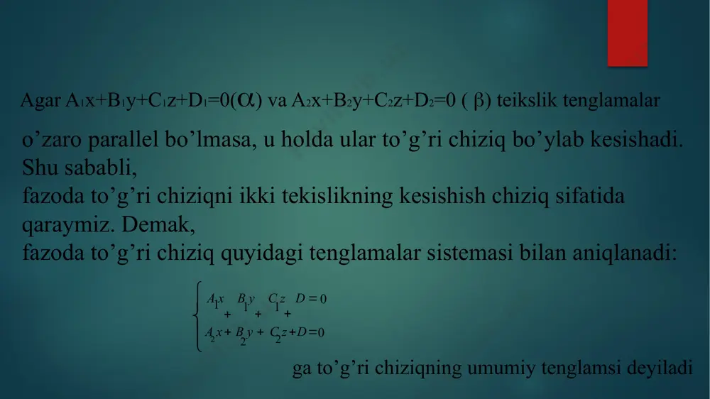 fazoda to‘g‘ri chiziq va tekisliklar - Page 4
