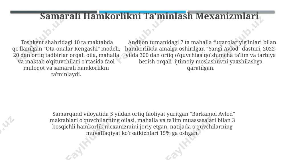 tarbiya jarayonida oila, mahalla hamda ta'lim muassasalarining o‘zaro hamkorligi - Page 5