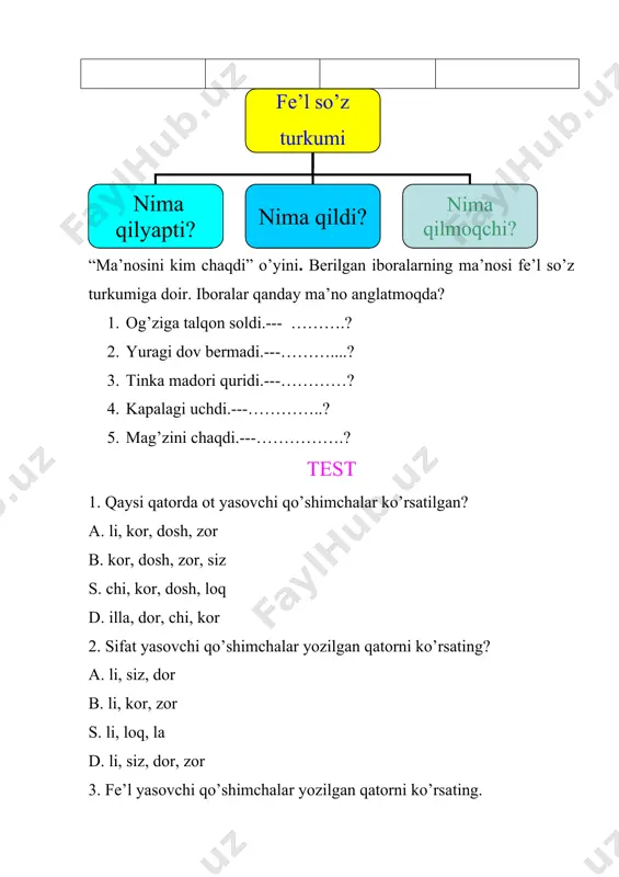 so’z turkumlari 4-sinf ona tili - Page 5