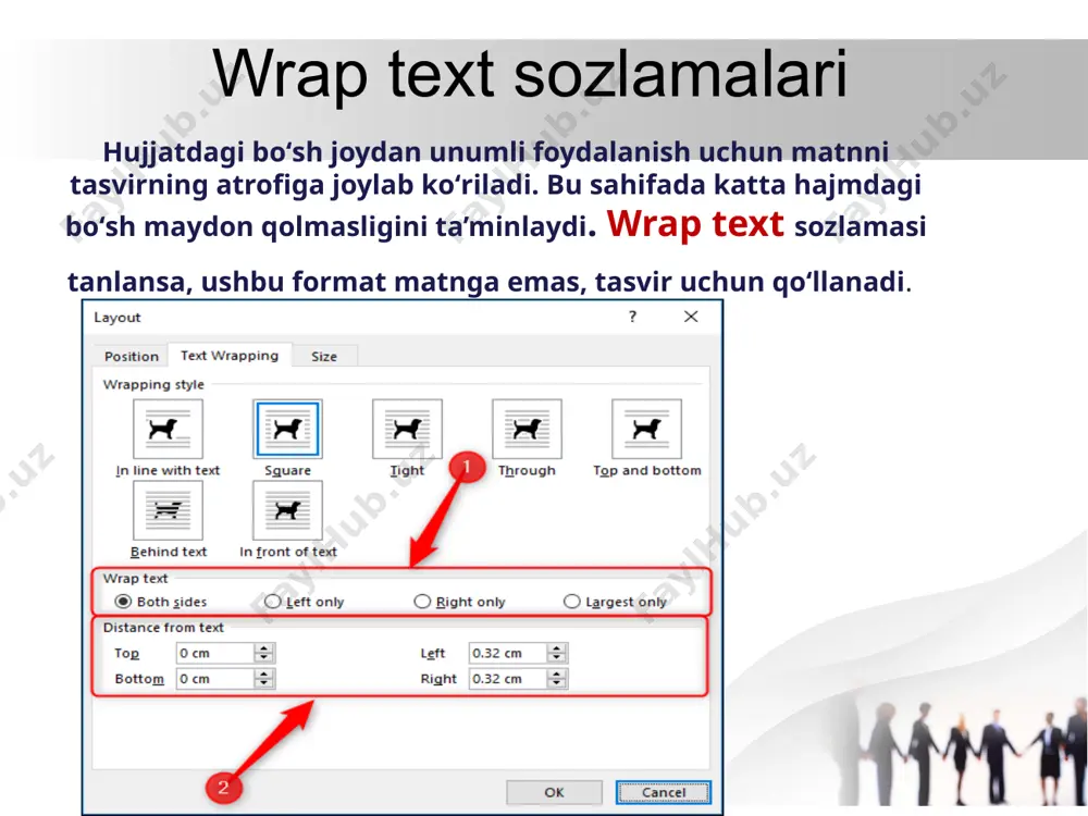 text wrapping - Page 3