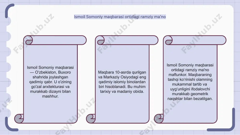 ismoil somoniy maqbarasi va unda yashiringan sirlar - Page 5