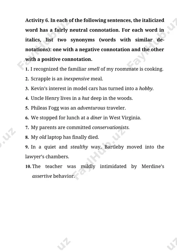 language terminology matching activity - Page 4