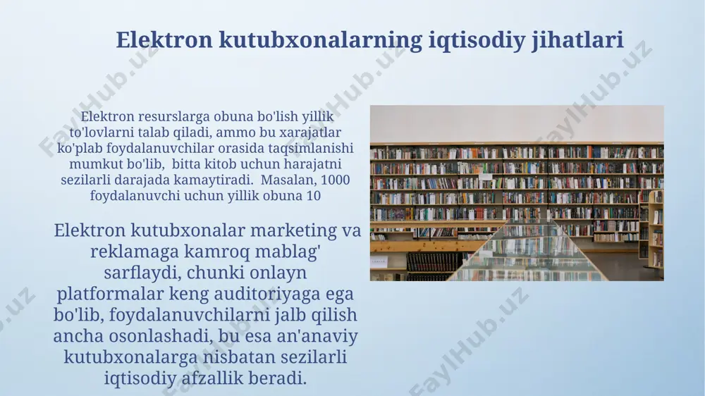 elektron kutubxonalar va kutubxonachilik kasbiga ta'siri - Page 4
