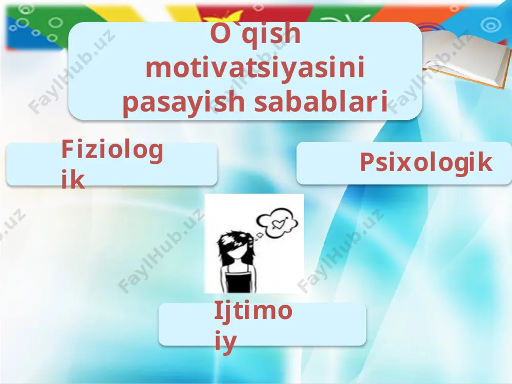 javobgarlik-jinoyat kodeksida nazarda tutilgan qonunlarni buzganlik uchun javobgarlik. yomon bezorilik, o'g'irlik uchun jinoiy javobgarlik 14 yoshdan boshlanadi. qoidabuzarliklar uchun ma'muriy javobgarlik qo'llaniladi.(yo'l harakati qoidalarini buzish,, yong'in xavfsizligini buzish. ma'muriy huquqbuzarliklar uchun ular 16 yoshdan boshlab javobgarlikka tortiladilar. jazo: jarima, ogohlantirish, axloq tuzatish ishlari. intizomiy javobgarlik-bu mehnat majburiyatlarini buzish, ya'ni. masalan: ishga kechikish, o'qish, sababsiz ishdan bo'shatish.4. fuqarolik javobgarligi tartibga soladi mulk munosabatlari. jazolar huquqbuzarga: zararni qoplash, zararni to'lash. ba'zi o'smirlar o'z qilmishlarini oddiy hazilning ko'rinishi deb bilishadi. “o‘ylab ko‘ring-chi, qanday mayda-chuyda narsalar – oynani sindirish, behayo so‘zlarni aytish, stolga behayo yozuv yozish, daraxtni sindirish”. yo'q, bu hazil emas, arzimas narsalar emas. bunday nojo‘ya xatti-harakatlarning oqibati haqida o‘ylash kifoya va ular natijasida davlat moddiy zarar ko‘rayotgani, boshqa odamlar ma’naviy yoki jismonan jabr ko‘rishi, eng muhimi, huquqbuzarning o‘zi xavfli chiziqqa tushib qolgani ayon bo‘ladi. axloqiy rivojlanishda, buning ortida jinoyat bor. ota-onalar uchun eslatma "itoatkorlikka qanday erishish mumkin?"hurmatli ota-onalar! nima bo'lishidan qat'iy nazar, …