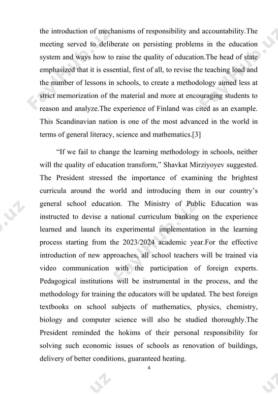 terprises will be assigned to schools.the head of our state indicated the need to develop a rating of schools and, on this basis, to compile a ranking of the quality of education in the context of districts, towns and regions. it will assess the performance of school principals and their deputies, teachers, hokims and their advisers on education issues.principals who have secured their school’s way to the top five of the rating will be paid a supplement from the local budget. in particular, headmasters and their deputies are to receive incentive payments ranging from 3 to 12 times the minimum wage. in addition, the chiefs and methodologists of local public education departments, school directors and two leading teachers who earned the first and second positions in the district rating, will be provided with two-week vouchers annually to sanatoria at the expense of trade unions. hard-working teachers will be stimulated also …
