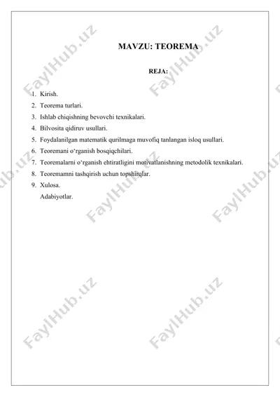 teorema — DOCX