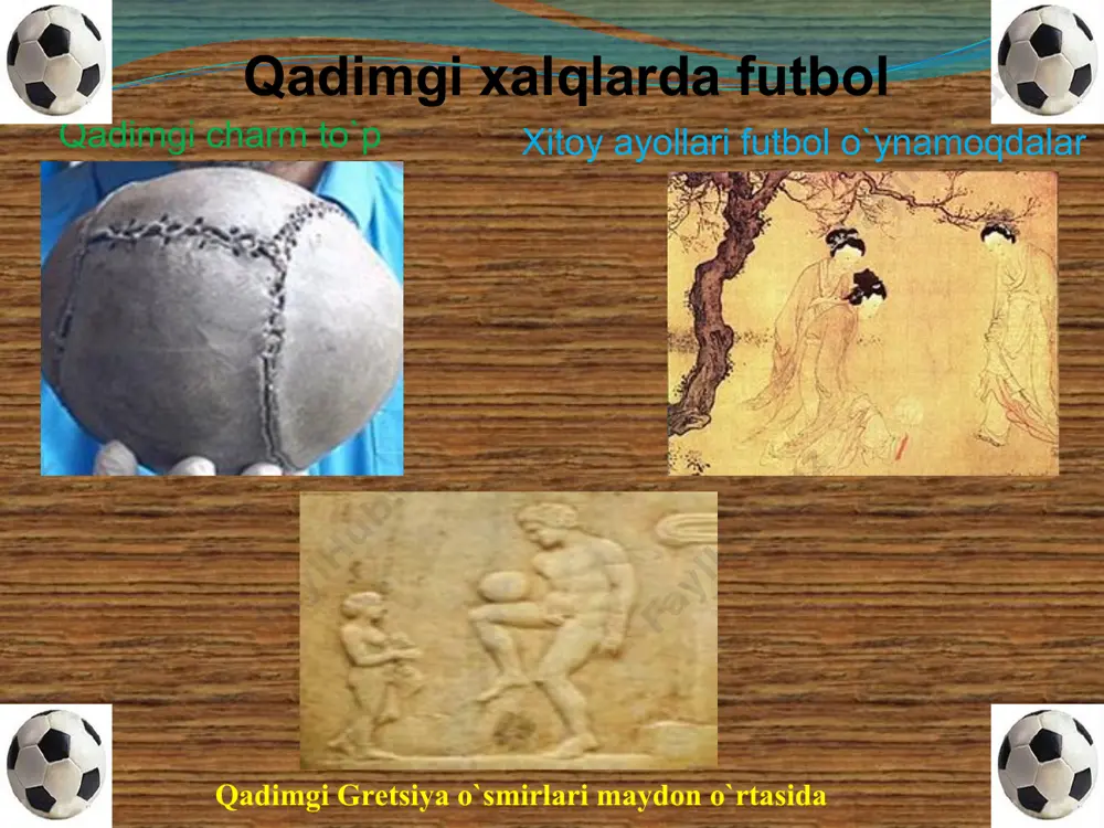 o`yinchi unchalik axamiyatga ega bo`lmagan jaroxat olgan bo`lsa to`p o`yindan chiqmaguncha o`yinni davom ettirishiga ruxsat bеrishi mumkin. o`yinchidan qon oqayotgan bo`lsa, uning maydondan chiqishini ta`minlaydi.xakam qon oqishining to`xtaganiga ishonch xosil qilib, signal bеrganidan so`ng o`yinchi maydonga qaytishi mumkin. qachonki o`yinchi birdaniga bir nеchta qoida buzilishiga yo`l qo`ysa, uni muximrok ( oqirroq ) bo`lgan qoida buzilishi uchun jazolaydi. bosh hakam o`yinning qoidalarga mos ravishda borishini va o`yin qoidalari buzilganda jazo choralarini ko`ruvchi shaxs xisoblanadi. hakam. xakam yordamchilari. majburiyati. ikkita hakam yordamchisi tayinlanadi va ularning vazifasiga ( hakam qaroriga bog`liq ) signal bеrish kiradi: qachonki to`p maydon chiziqidan tashqariga to`liq chiqsa. qaysi jamoa burchak to`pi, darvozadan zarba yoki to`p tashlash xuquqiga ega. qachon o`yinchi o`yindan tashqari xolatda bo`lganligi uchun jazolanadi. qachonki o`yinchi almashtirish to`qrisida iltimos bulsa. qakam ko`rish maydonidan tashqarisida yuz bеrgan intizomsiz xulk yoki boshqa har qanday xolatlar bo`yicha. qachonki hoida buzilishi sodir etilganda bosh hakamdan ko`ra shu joyga hakam yordamchilari …
