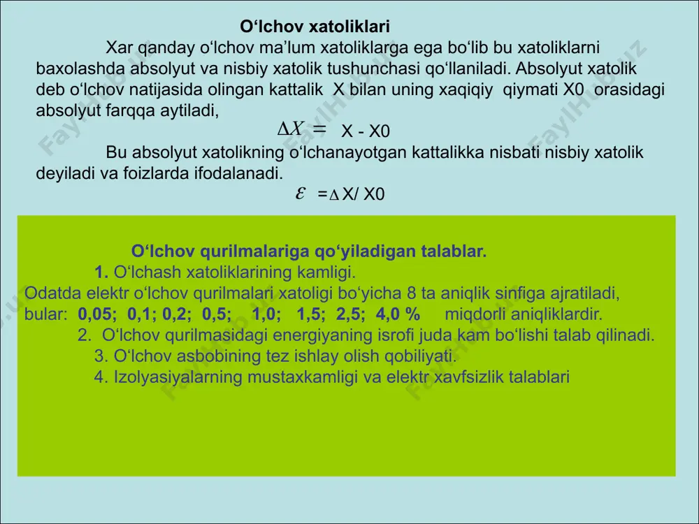 elektr o‘lchov asoslari (7-ma’ruza) - Page 5