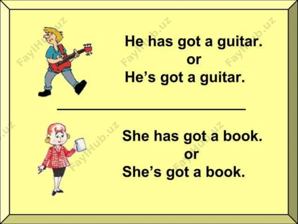 have/have got ppt - Page 4