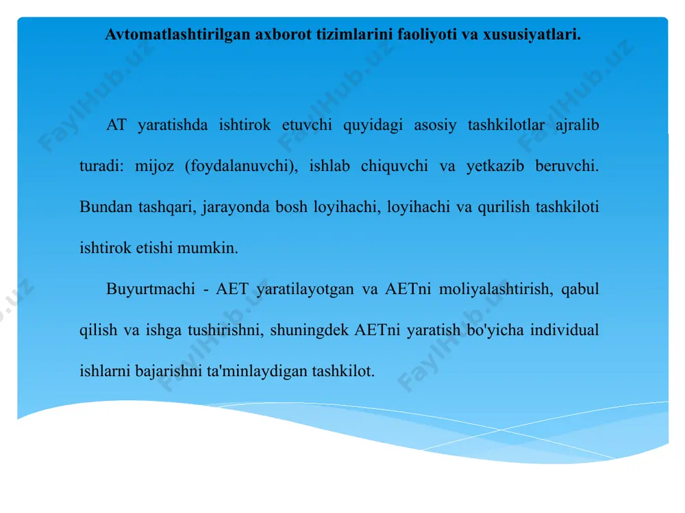 avtomatlashtirilgan axborot tizimlari - Page 5