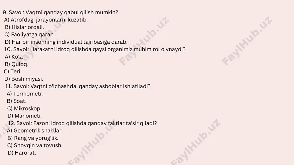 vaqt harahat va fazoni idroq qilish - Page 4