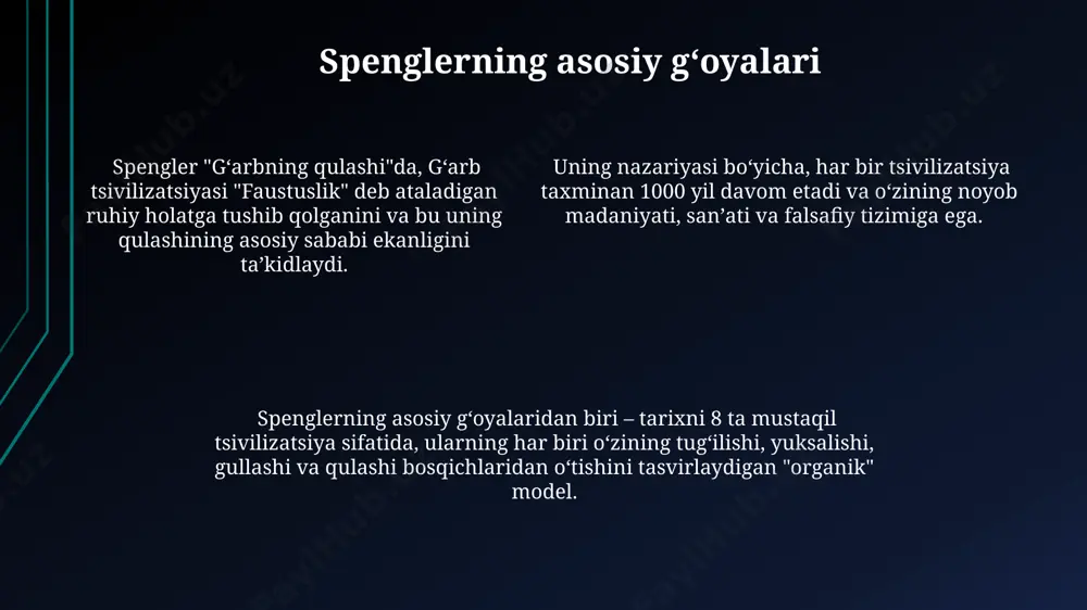 osvald shpengler "yevropa quyoshining sònishi" asari - Page 4