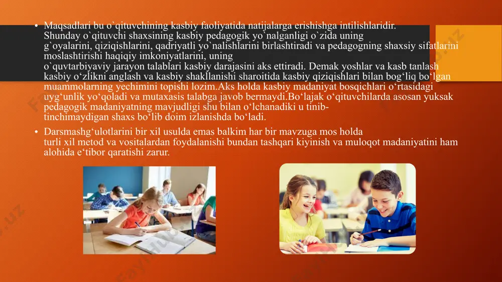 o’qituvchining kasbiy madaniyati odob-axloq qoidalari - Page 5