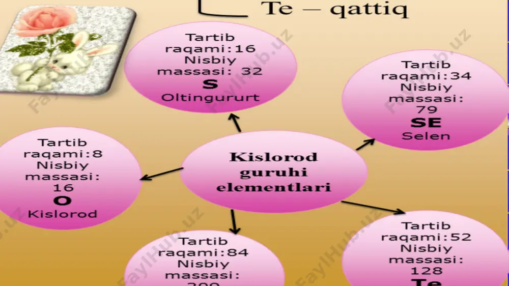kislorod guruhchasi elementlari - Page 3