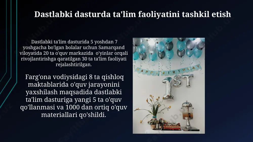 ilk qadam dasturida taʼlimiy faoliyatni tashkil etish va talablarni aniqlash - Page 5