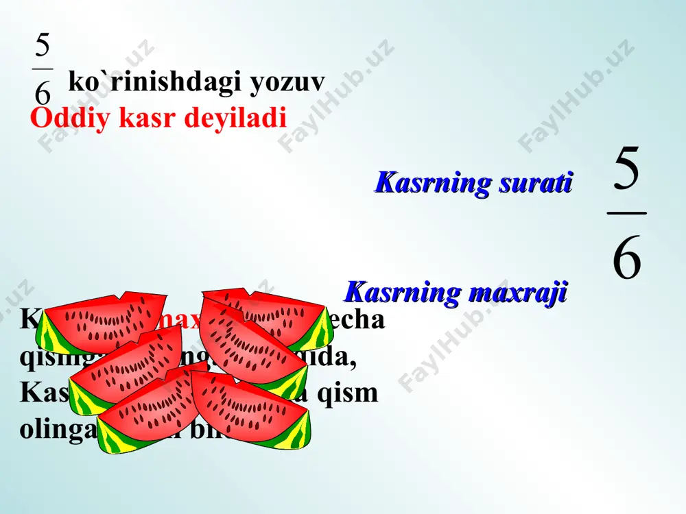 tarvuz va kesma bo`laklari - Page 4