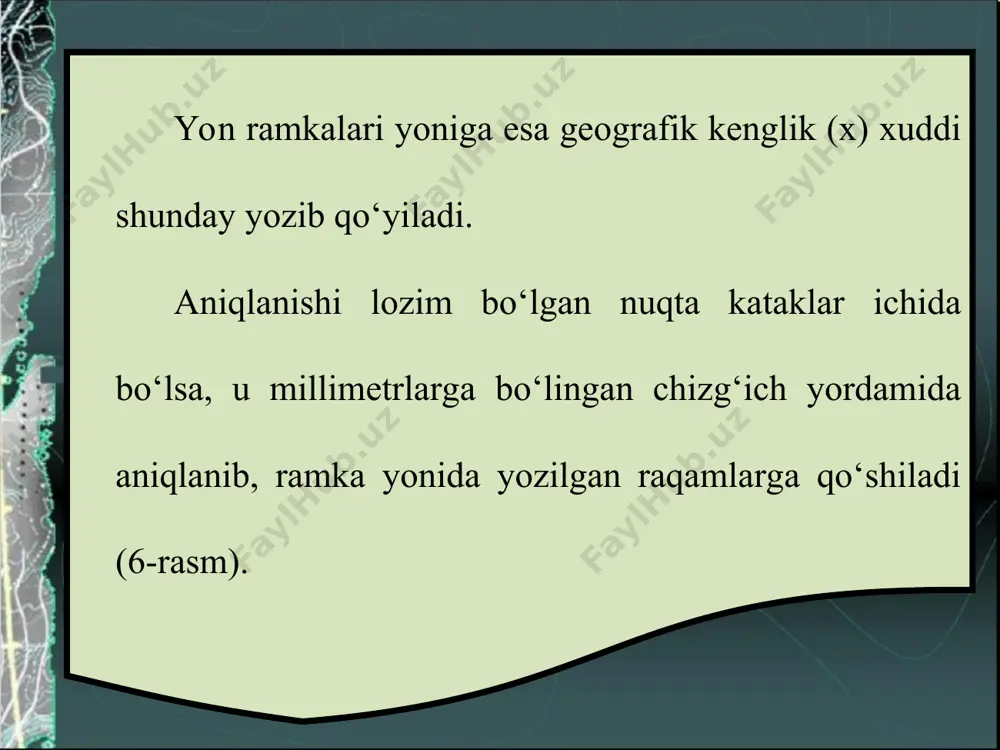 topografik xaritalardan foydalanish 7-sinf - Page 3