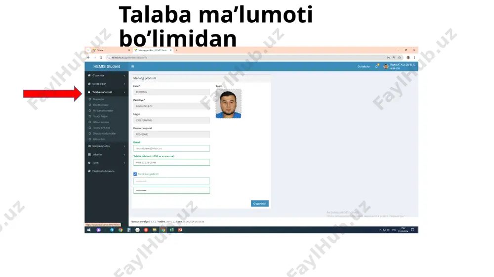 talaba hujjati - Page 3